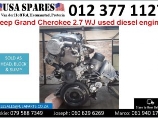 Jeep Grand Cherokee 2.7 WJ used diesel engine for sale