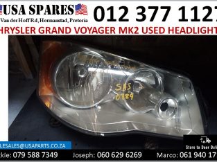 Chrysler Voyager 2.8/3.3 2003-07 used headlights for sale
