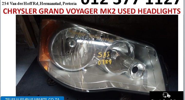 Chrysler Voyager 2.8/3.3 2003-07 used headlights for sale
