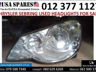 Chrysler Sebring 2.4/2.7 2005-13 used headlights for sale