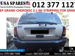 Jeep Grand Cherokee 3.1 WJ 1999-2004 stripping for used spares