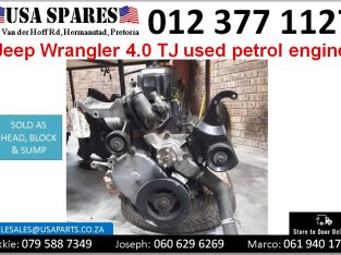 Jeep Wrangler 4.0 TJ used petrol engine for sale