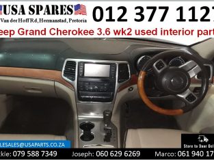 Jeep Grand Cherokee 3.6 WK2 2011-19 used interior parts for sale