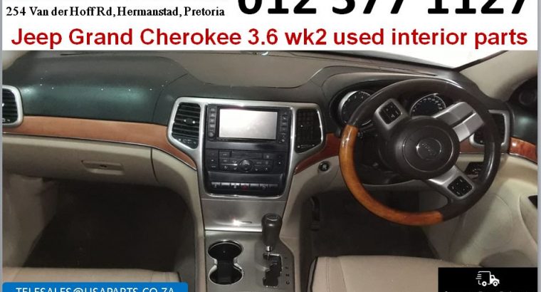 Jeep Grand Cherokee 3.6 WK2 2011-19 used interior parts for sale