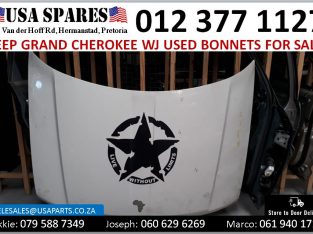 Jeep Grand Cherokee 2.7/4.7/2.7 WJ 1999-04 used bonnets for sale