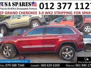 Jeep Grand Cherokee 3.0 Wk2 2011-2019 stripping for used spares