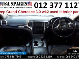 Jeep Grand Cherokee 3.0 WK2 2011-19 used interior parts for sale