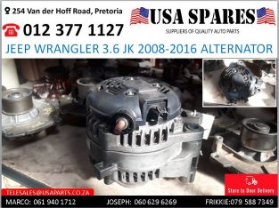Jeep Wrangler 3.6 JK 2008-16 used alternator for sale