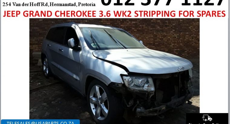 Jeep Grand Cherokee 3.6 Wk2 2011-2019 stripping for used spares