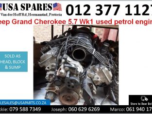 Jeep Grand Cherokee 5.7 Wk1 used petrol engine for sale