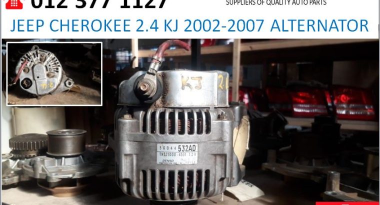 Jeep Cherokee 2.4 KJ 2002-07 used alternator for sale