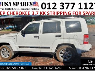 Jeep Cherokee 3.7 KK 2008-2012 stripping for used spares