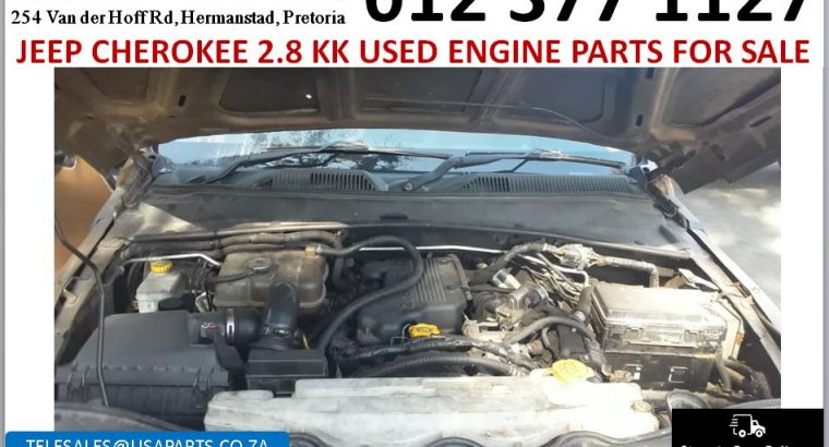 Jeep Cherokee 2.8 KK 2008-13 used engine parts for sale