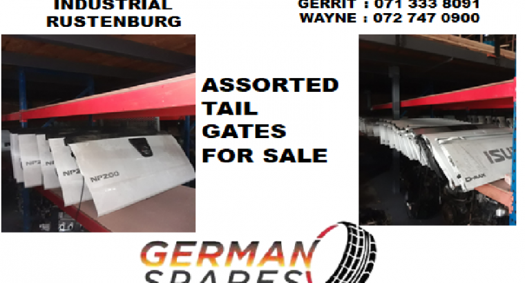 Assorted tail gates for sale