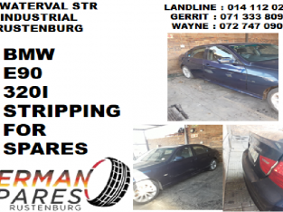 Bmw E90 320I stripping for spares