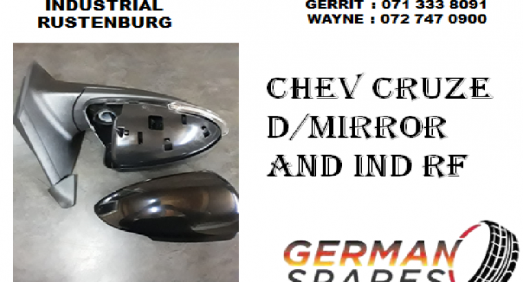 Chev Cruze d-mirror and Ind RF for sale