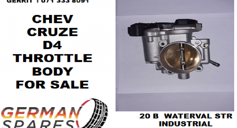 Chev Cruze D4 throttle body for sale