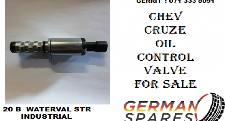 Chev Cruze oil control valve for sale