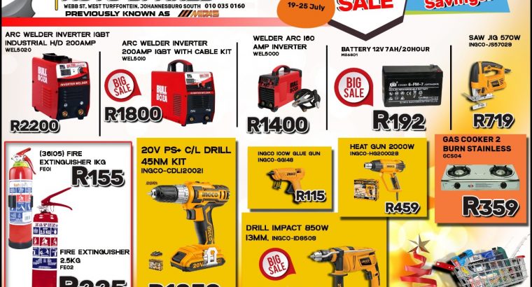 Christmas in July SUPER SALE at Kliprivier AUTO Spares!