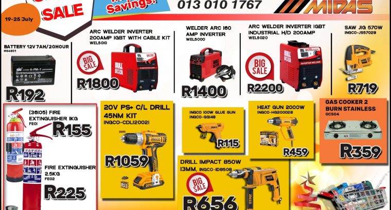 Christmas in July SUPER SALE at Discounter Midas!