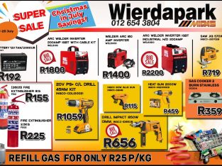 Christmas in July SUPER SALE at Wierdapark Midas!