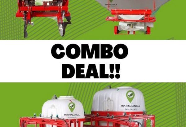 Boom Sprayer | 2 Row Planter | Fertilizer Spreader
