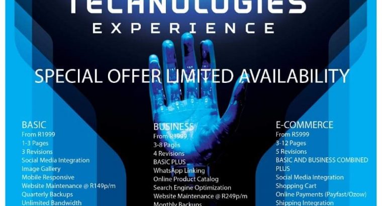 Website and E-commerce setup
