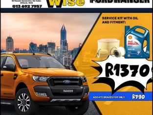 Ford Ranger Service Kit ONLY R1370 at Wheel Wise Witbank!