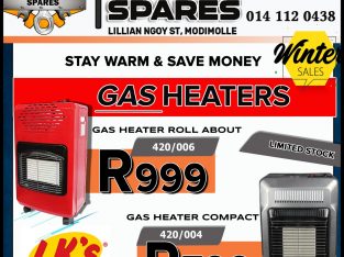 Stay Warm & Save Money on our Gas Heaters at Modimolle Spares!