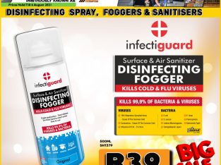 Infectiguard Disinfecting Fogger 500ML ONLY R39