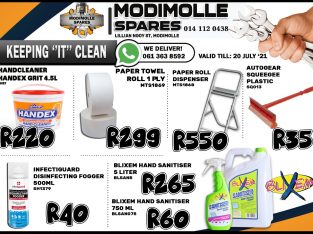 Keeping it Clean at Modimolle Spares!
