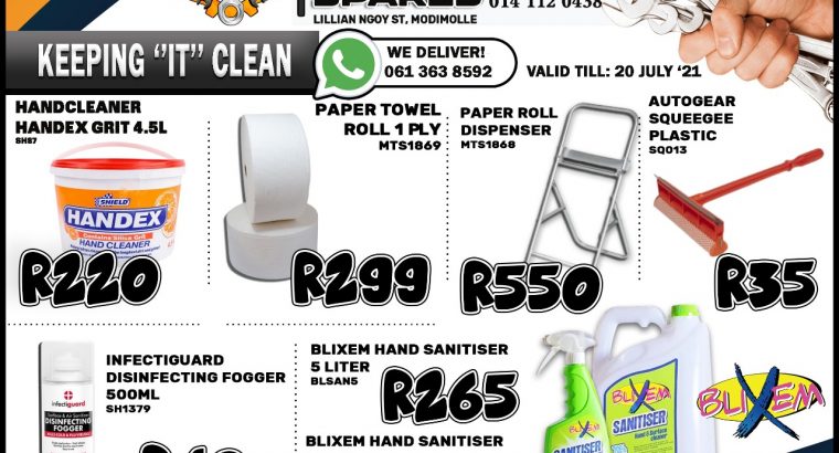 Keeping it Clean at Modimolle Spares!