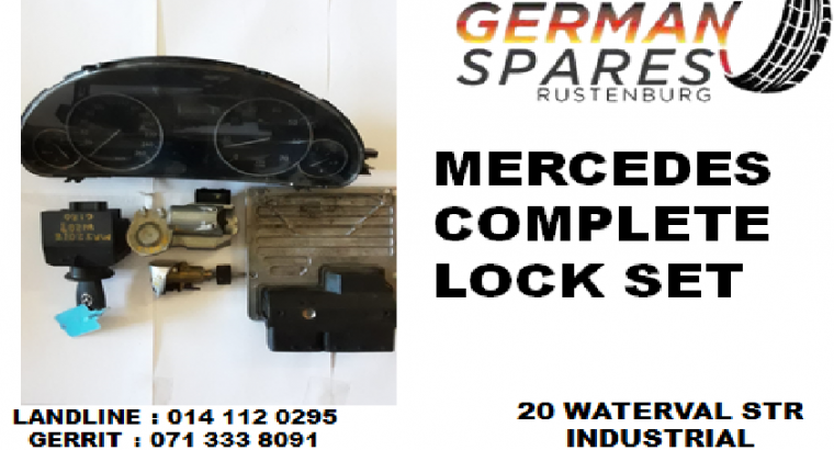 Mercedes complete lock set for sale