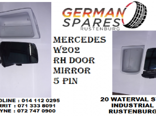Mercedes W202 RH door mirror 5 pin for sale
