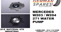 Mercedes W203/W204 271 water pump for sale