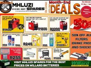 Big Savings with our Month-End Deals at Mhluzi Spares