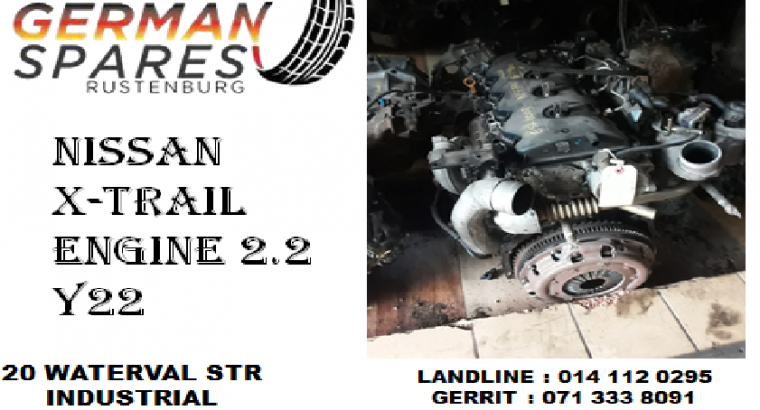 Nissan x-trail 2.2 y22 engine for sale