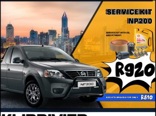 Nissan NP200 Service Kit ONLY R920 at Kliprivier AUTO Spares!