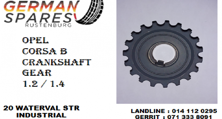Opel corsa B crankshaft gear 1.2/1.4 for sale