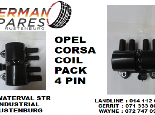 Opel Corsa coil pack 4 pin for sale