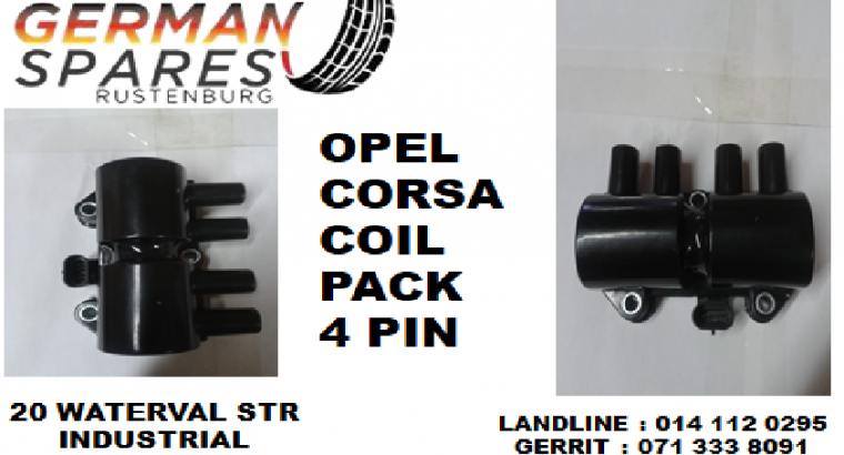 Opel Corsa coil pack 4 pin for sale