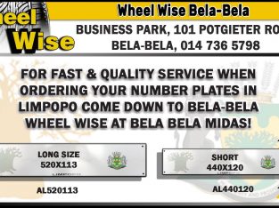 For Fast & Quality Service when ordering Number Plates