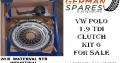 Vw Polo 1.9 TDI clutch kit 6 for sale
