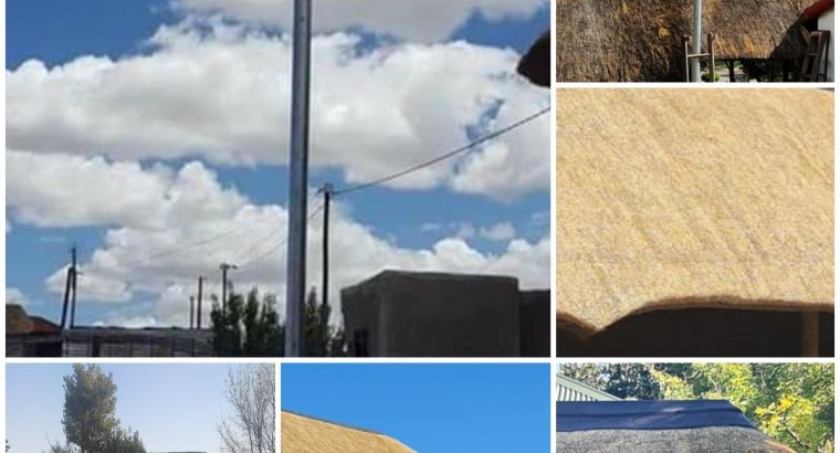 Thatching, Lightning Pole Mast, Lapa Fire Protection