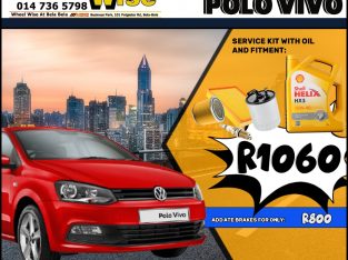 Polo Vivo Service Kit ONLY R1060 at Wheel Wise Bela-Bela!