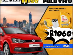 Polo Vivo Service Kit ONLY R1060 at Wheel Wise Kliprivier!