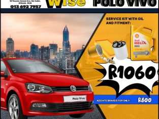 Polo Vivo Service Kit ONLY R1060 at Wheel Wise Witbank!
