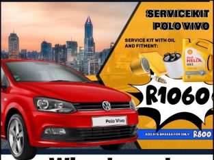 Polo Vivo Service Kit ONLY R1060 at Wierdapark Midas!