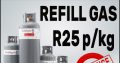 BEST PRICE! Refill Gas ONLY R25 p/kg at Wierdapark Midas!