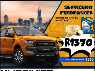 Ford Ranger Service Kit ONLY R1370 at Kliprivier AUTO Spares!